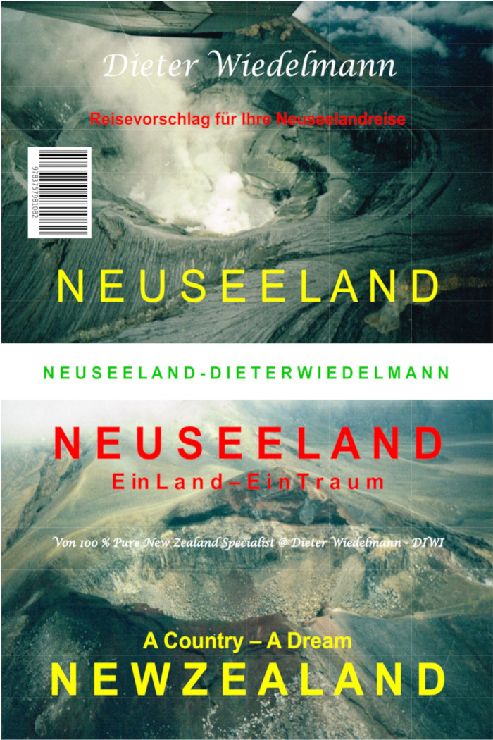 Cover NZ Buch Neuseeland - Schwarz-Wei&szlig; Druck